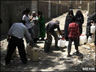 کمبود آب شرب در تهران