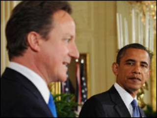 David Cameron and Obama