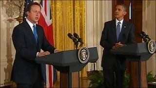 David Cameron ve Barack Obama