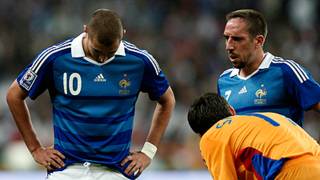 Ribery (phải) và Benzema