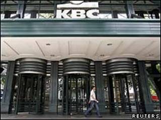 Frontis del banco belga KBC