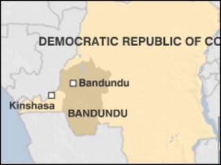 Ramani ya Jamhuri ya Kidemokrasia ya Congo