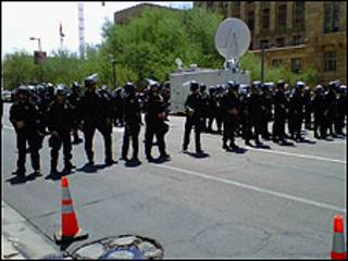 Protesta en Phoenix, Arizona