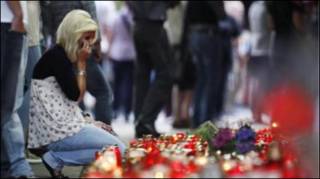 تبكي ضحايا حادث التدافع