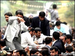 محمود احمدی نژاد در همدان
