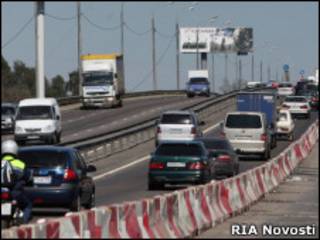 Аварийный мост на Ленинградском шоссе