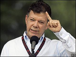 O presidente colombiano, Juan Manuel Santos (AP/Arquivo)