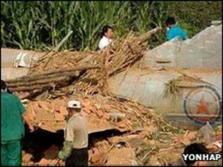 هواپیمای کره شمالی در چین سقوط کرد