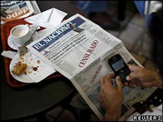 Portada del diario El Nacional, 18 agosto 2010