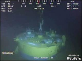 Оборудование на подводной нефтяной скважине