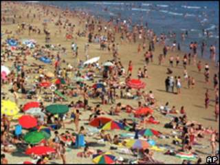 Praia em Portugal