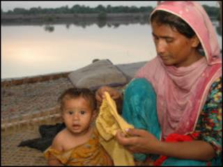 रेशमा, बाढ़ पीड़ित