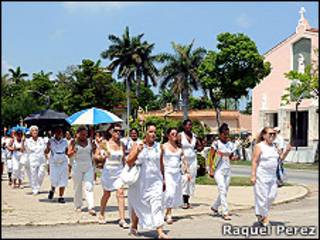 Marcha de Las Damas de Blanco (Foto de archivo)
