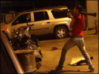 المواجهات في منطقة برج أبي حيدر