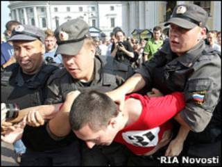 Разгон митинга в Петербурге 31 июля