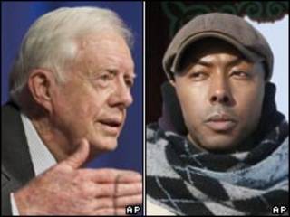 Jimmy Carter e Aijalon Gomes (direita)/AP