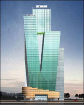 Mô hình toà nhà Vinashin Tower