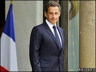 Nicolas Sarkozy, presidente de Francia.