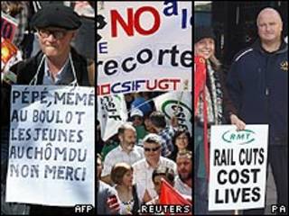 Protestas en Europa
