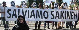 Protesta a favor de Sakineh Ashtiani en Roma