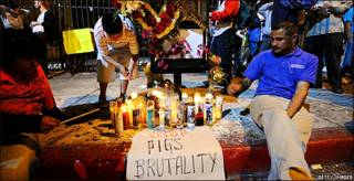Protestas por la muerte de Manuel Jamines
