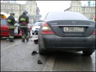Место аварии