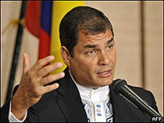 Presidente de Ecuador, Rafael Correa