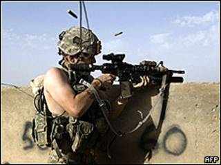 Soldado del Ejército de Estados Unidos en Afganistán