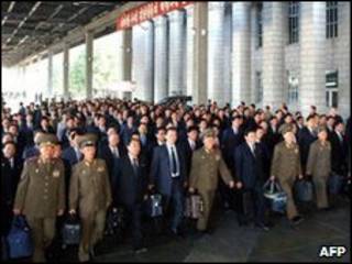 نمایندگان حزب کارگران کره شمالی