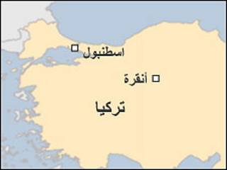خريطة تركيا