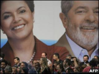 Comício de Dilma e Lula