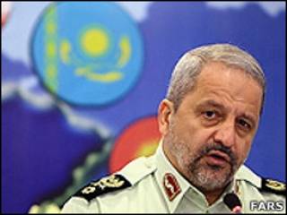 اسماعیل احمدی مقدم، رئیس پلیس ایران
