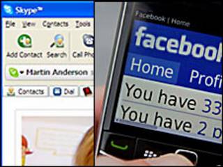 Skype y Facebook