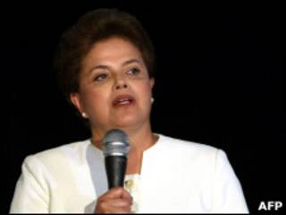A candidata Dilma Rousseff (PT)