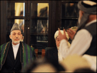 کرزې در کنفرانس