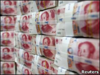Notas de yuan, moeda chinesa