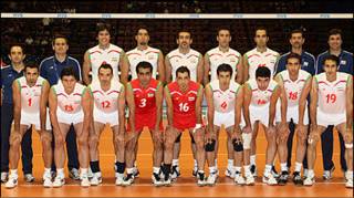 تیم ایران- عکس از وب سایت فدراسیون والیبال آسیا