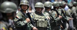 Soldados ecuatorianos