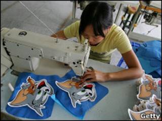 中国工厂工人