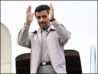 احمدی نژاد هنگام ترک تهران