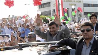 Visita de Ahmadinejad a Líbano