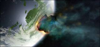 Asteroide generado por computadora