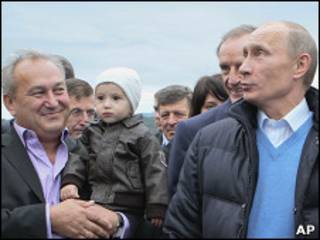 Жан-Клод Килли и Владимир Путин