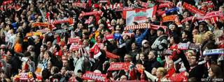 Hinchada del Liverpool
