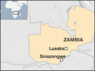 Ramani ya Zambia