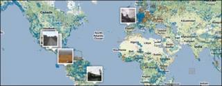 Mapa protectedplanet.net