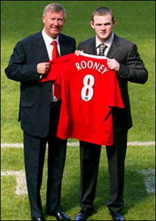 Ông Ferguson ký mua Rooney năm 2004