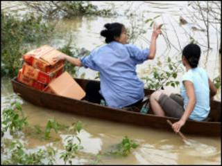 Miền Trung Việt Nam chịu nhiều lũ thời gian gần đây
