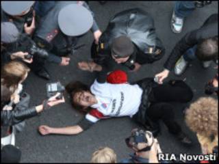 Разгон митинга на Триумфальной площади 31 августа 2010 года