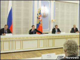 Президент Дмитрий Медведев встречается с участниками МЮнхенской конференции по безопасности 20 октября 2010 года